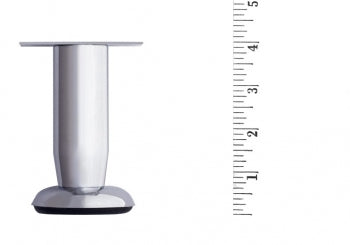 Metal Furniture Leg LRT2640 Nickel Round